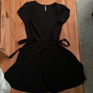 Lulu's Black Mini Dress